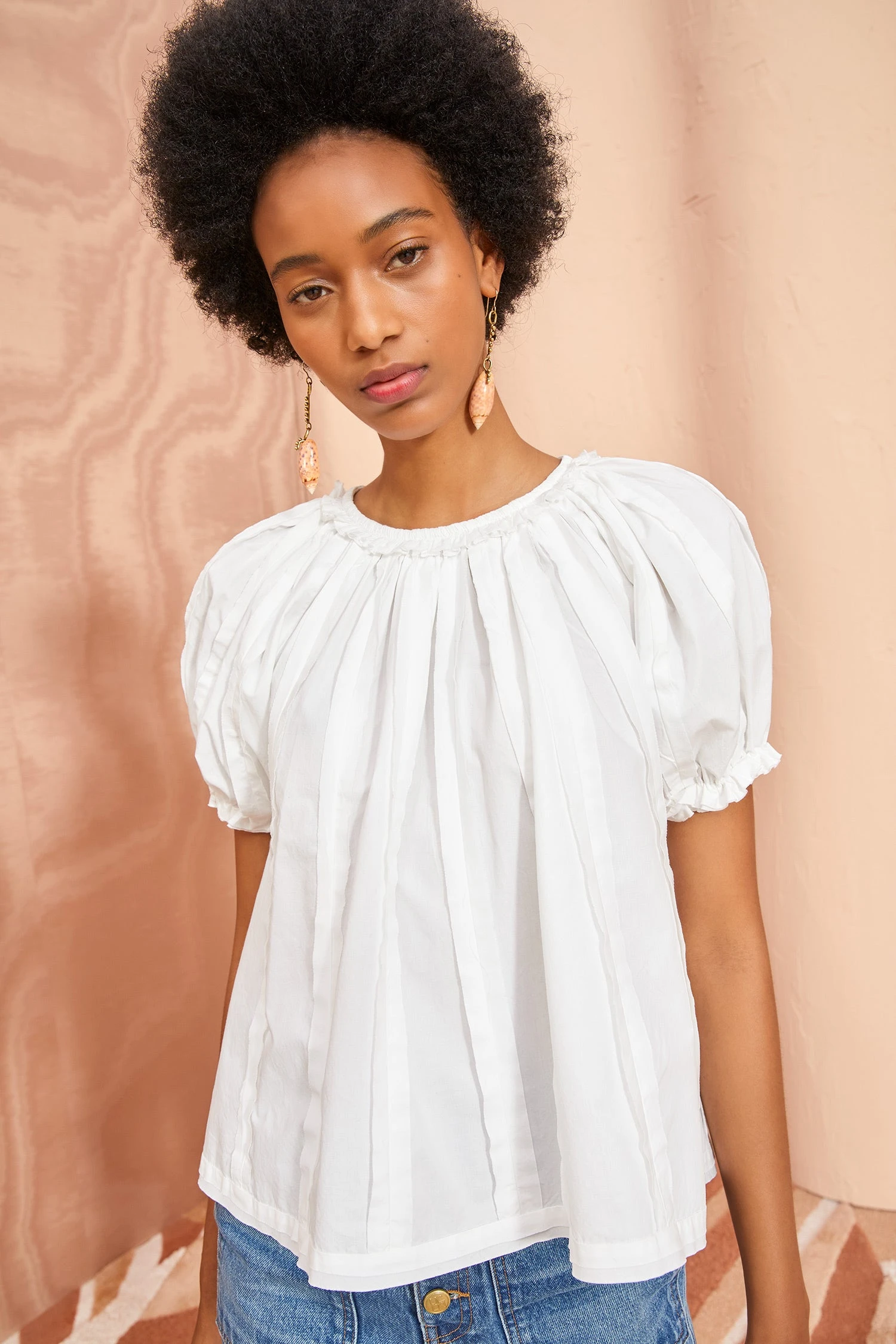 ULLA JOHNSON Lora Top - Pristine 1 ULLA JOHNSON Lora Top - Pristine