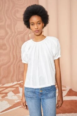 ULLA JOHNSON Lora Top - Pristine 7 ULLA JOHNSON Lora Top - Pristine -Ulla Johnson ULLA JOHNSON Lora Top PRISTINE 03