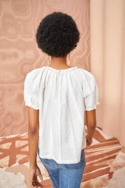 ULLA JOHNSON Lora Top - Pristine 8 ULLA JOHNSON Lora Top - Pristine -Ulla Johnson ULLA JOHNSON Lora Top PRISTINE 04