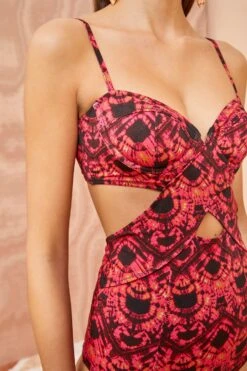 ULLA JOHNSON Luna Maillot - Wild Rose -Ulla Johnson ULLA JOHNSON Luna Maillot WILD ROSE 02 ALT