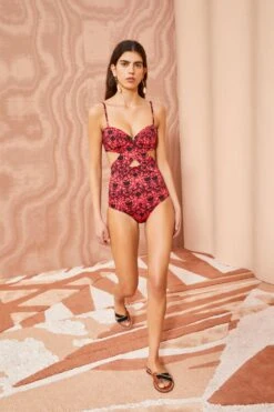 ULLA JOHNSON Luna Maillot - Wild Rose -Ulla Johnson ULLA JOHNSON Luna Maillot WILD ROSE 04