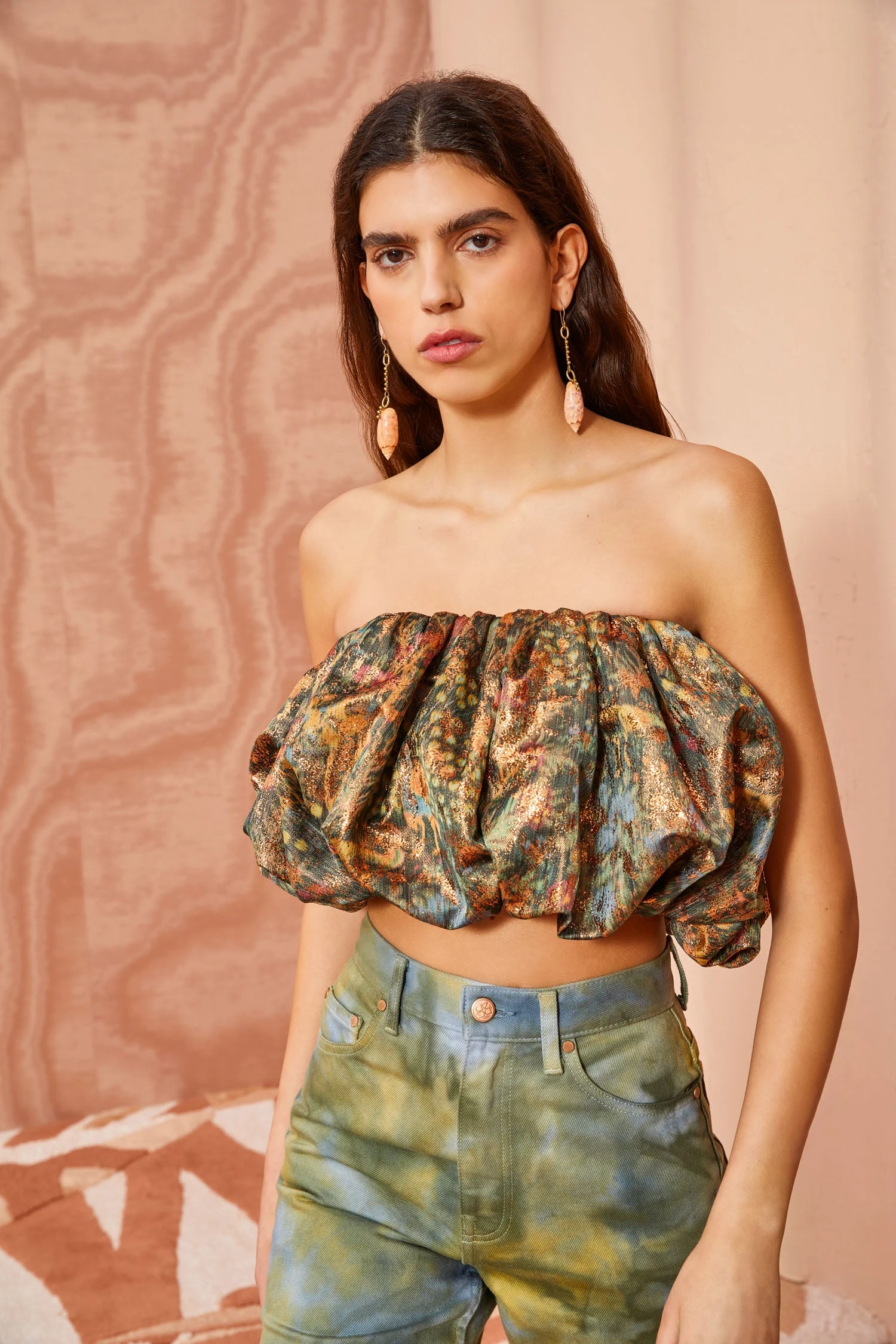 ULLA JOHNSON Lyla Top - Woodland 4 ULLA JOHNSON Lyla Top - Woodland - Image 4