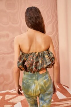 ULLA JOHNSON Lyla Top - Woodland 10 ULLA JOHNSON Lyla Top - Woodland -Ulla Johnson ULLA JOHNSON Lyla Top WOODLAND 0146