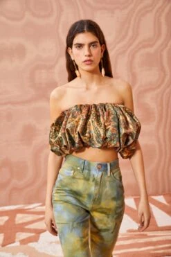 ULLA JOHNSON Lyla Top - Woodland