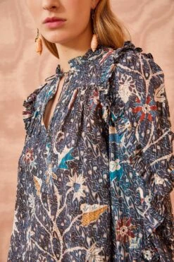 ULLA JOHNSON Manet Blouse - Jet -Ulla Johnson ULLA JOHNSON Manet Blouse JET 05