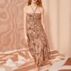 ULLA JOHNSON Marcella Dress - Wheat Flower