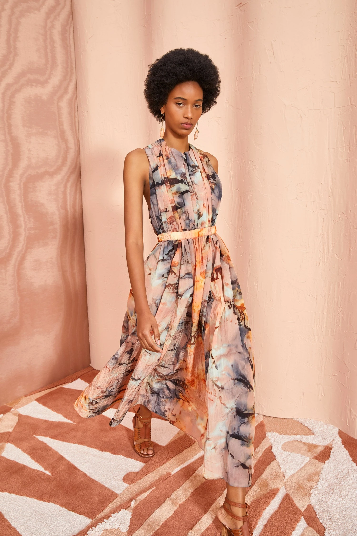 ULLA JOHNSON Marietta Dress - Fire Opal 1 ULLA JOHNSON Marietta Dress - Fire Opal