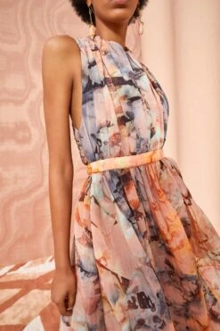 ULLA JOHNSON Marietta Dress - Fire Opal 8 ULLA JOHNSON Marietta Dress - Fire Opal -Ulla Johnson ULLA JOHNSON Marietta Dress FIREOPAL 02 ALT