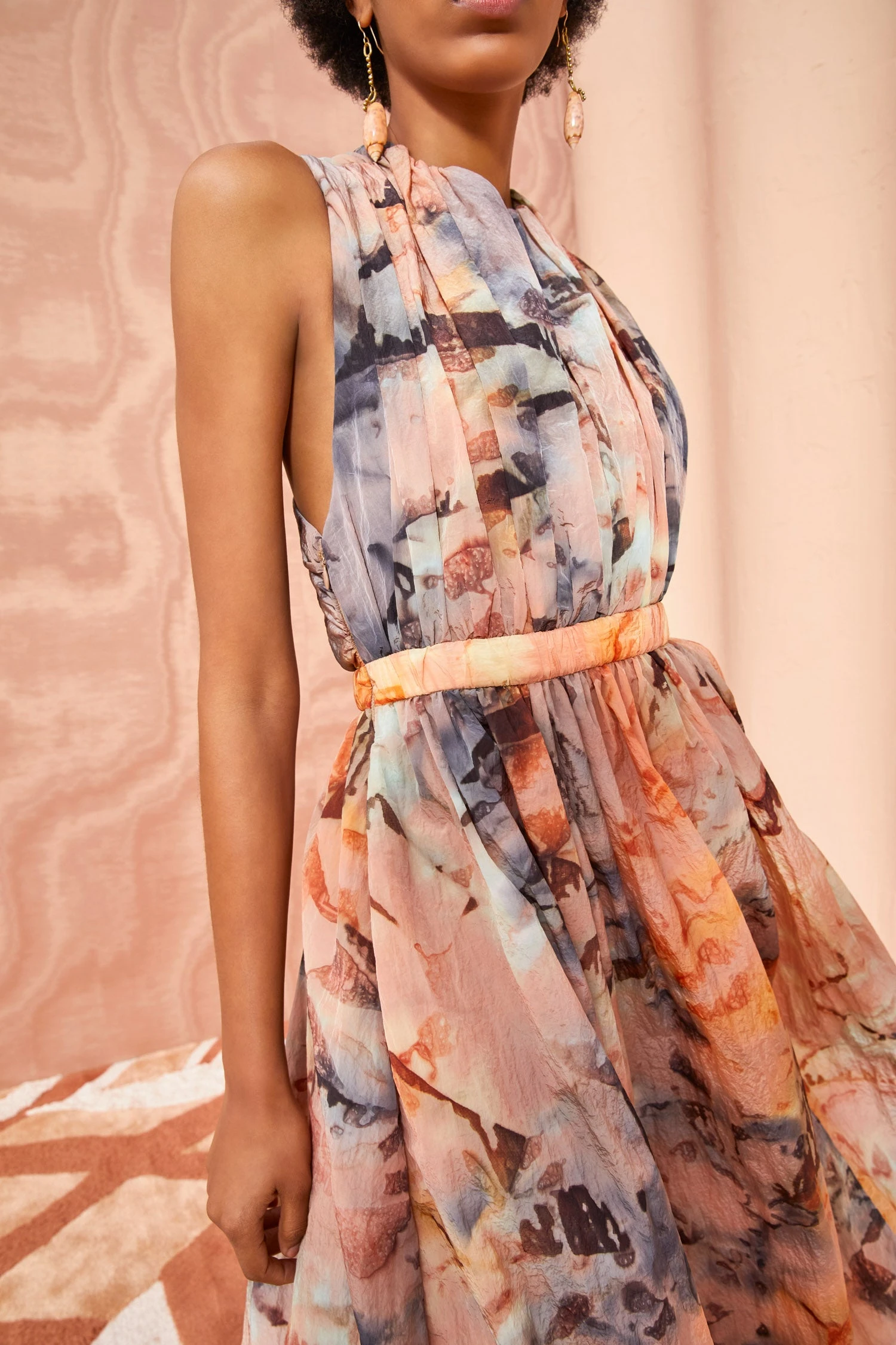 ULLA JOHNSON Marietta Dress - Fire Opal 3 ULLA JOHNSON Marietta Dress - Fire Opal - Image 3