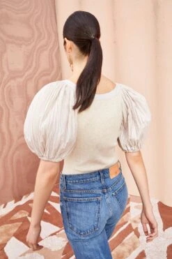 ULLA JOHNSON Marika Top - Cobblestone -Ulla Johnson ULLA JOHNSON Marika Top COBBLESTONE 04