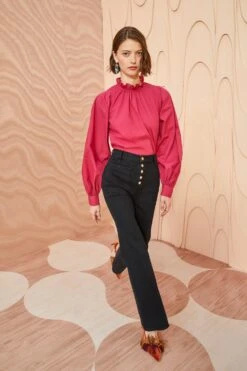 ULLA JOHNSON Marlie Blouse - Rosebud