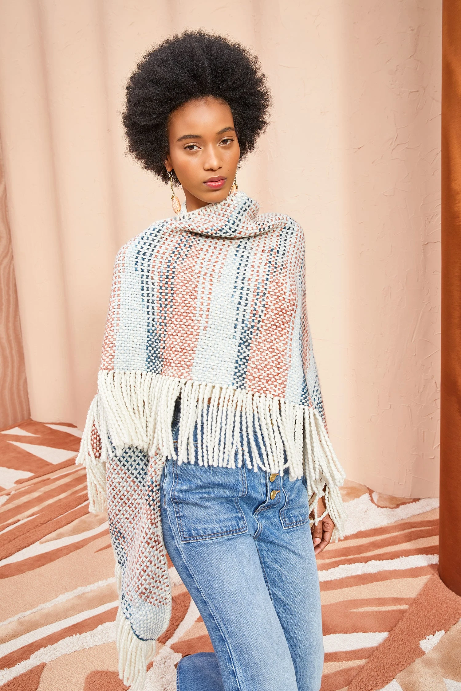 ULLA JOHNSON Martina Shawl - Canyon 1 ULLA JOHNSON Martina Shawl - Canyon