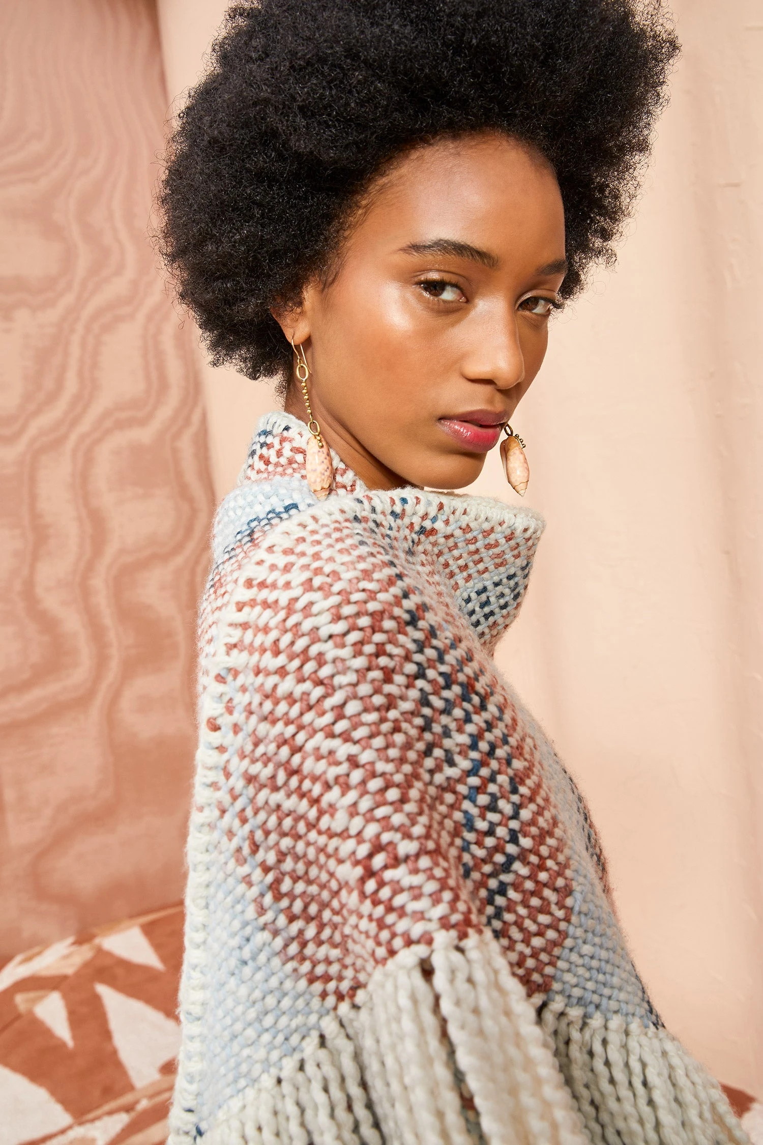 ULLA JOHNSON Martina Shawl - Canyon 2 ULLA JOHNSON Martina Shawl - Canyon - Image 2