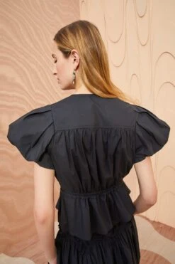 ULLA JOHNSON Mila Top - Noir -Ulla Johnson ULLA JOHNSON Mila Top NOIR 04