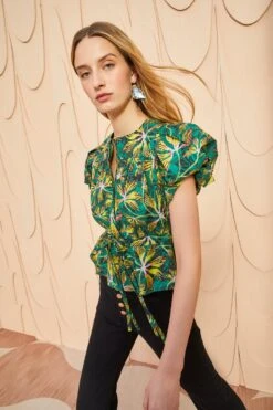 ULLA JOHNSON Mila Top - Tigerlily -Ulla Johnson ULLA JOHNSON Mila Top TIGERLILY 03