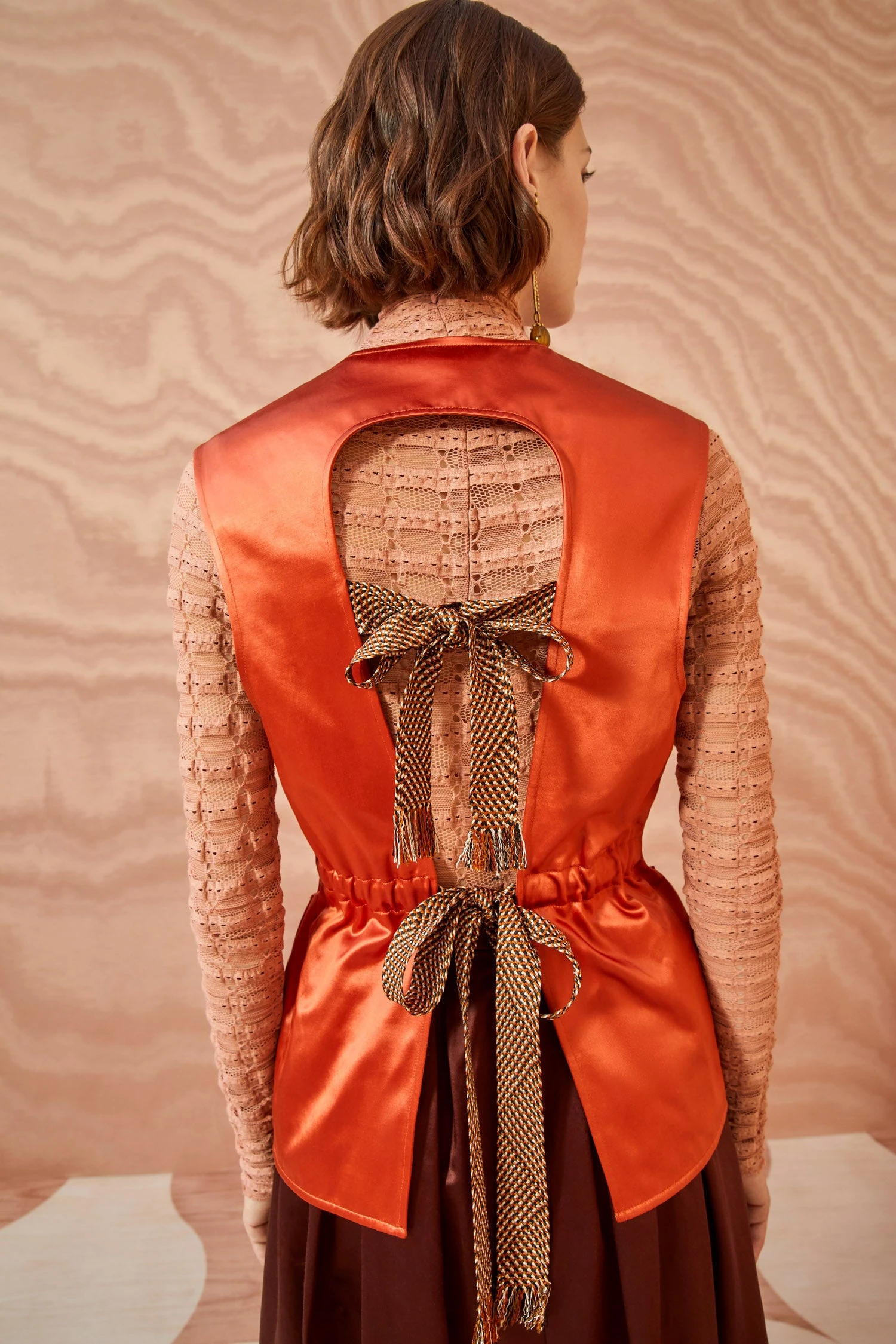 ULLA JOHNSON Monroe Vest - Red Oxide 2 ULLA JOHNSON Monroe Vest - Red Oxide - Image 2