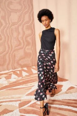 ULLA JOHNSON Nadira Skirt - Nocturne -Ulla Johnson ULLA JOHNSON Nadira Skirt NOCTURNE 03