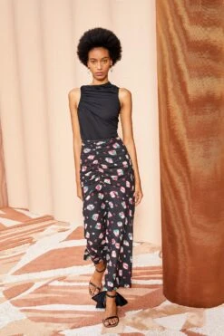 ULLA JOHNSON Nadira Skirt - Nocturne -Ulla Johnson ULLA JOHNSON Nadira Skirt NOCTURNE 05