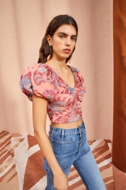 ULLA JOHNSON Nerida Top - Passionflower 7 ULLA JOHNSON Nerida Top - Passionflower -Ulla Johnson ULLA JOHNSON Nerida Top PASSIONFLOWER 03