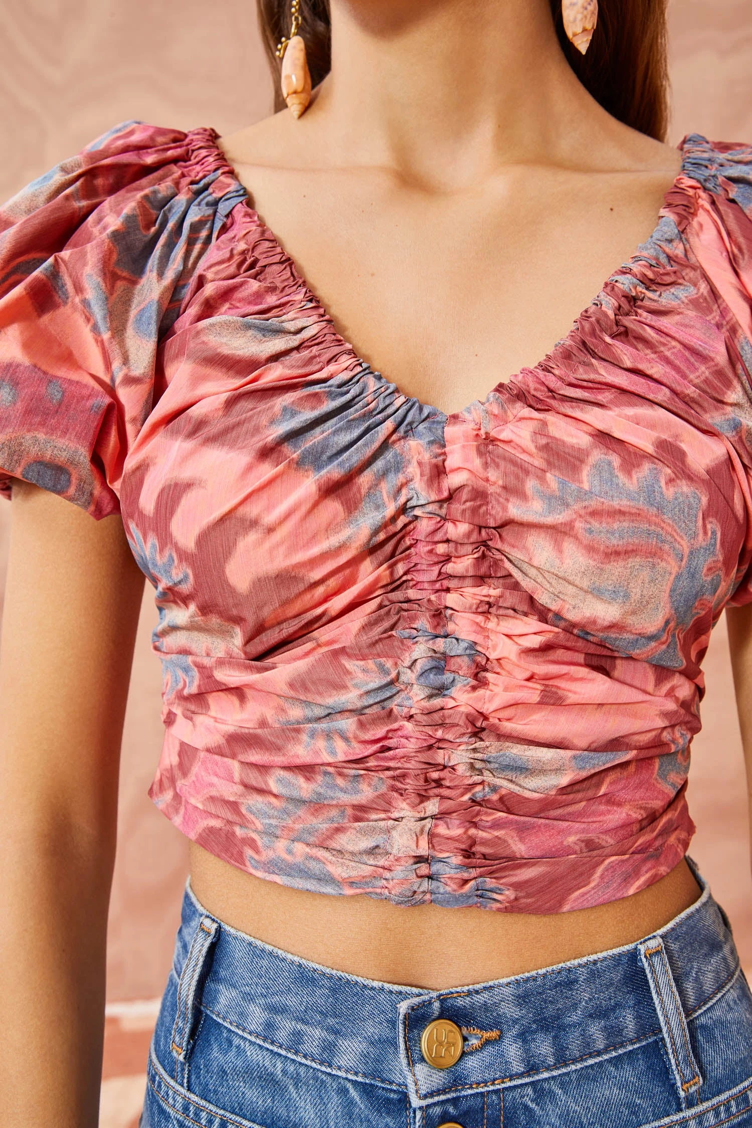 ULLA JOHNSON Nerida Top - Passionflower 5 ULLA JOHNSON Nerida Top - Passionflower - Image 5