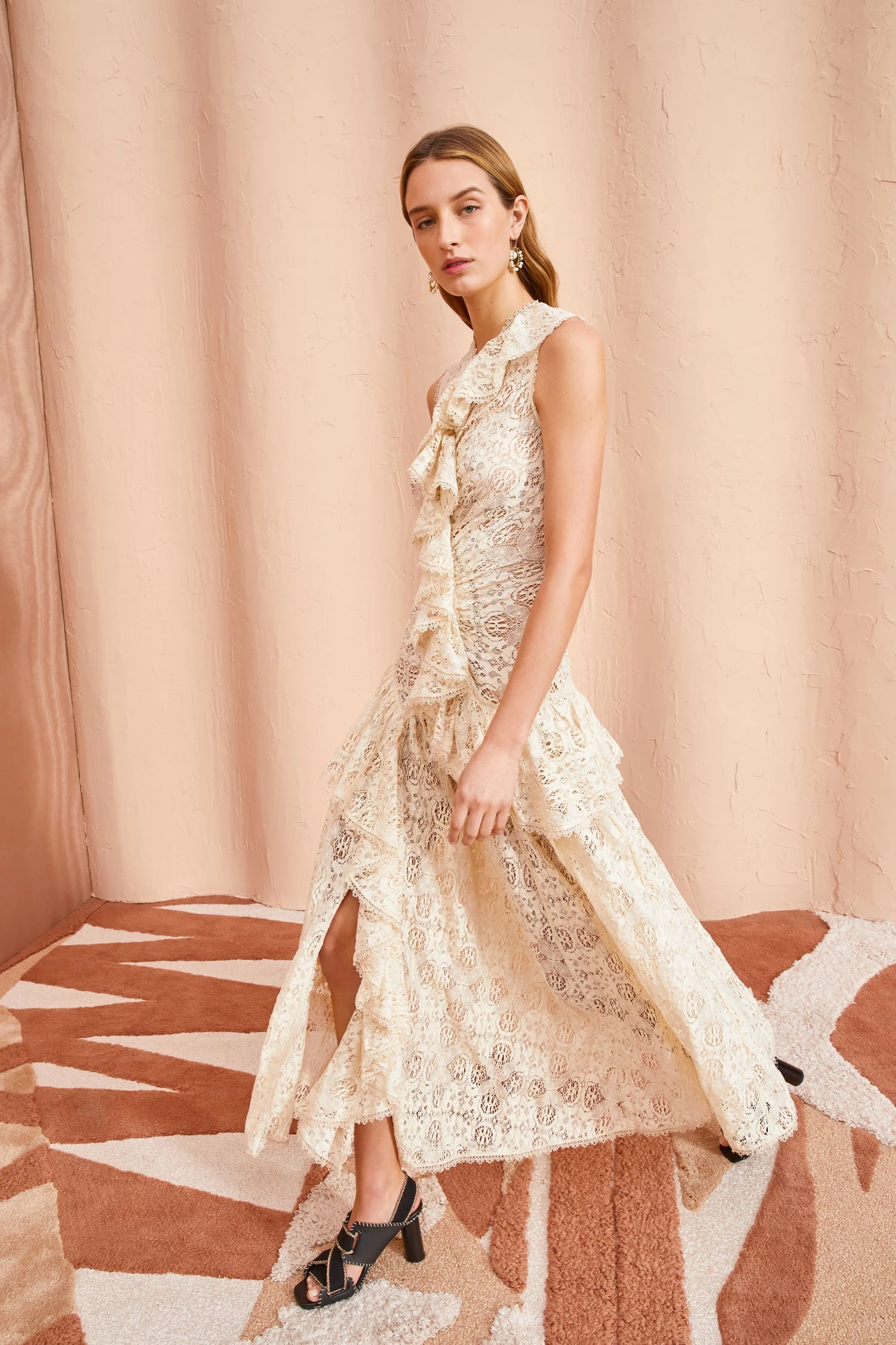 ULLA JOHNSON Odile Dress - Chalk 3 ULLA JOHNSON Odile Dress - Chalk - Image 3