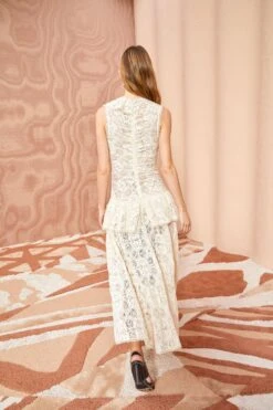 ULLA JOHNSON Odile Dress - Chalk 9 ULLA JOHNSON Odile Dress - Chalk -Ulla Johnson ULLA JOHNSON Odile Dress CHALK 0175