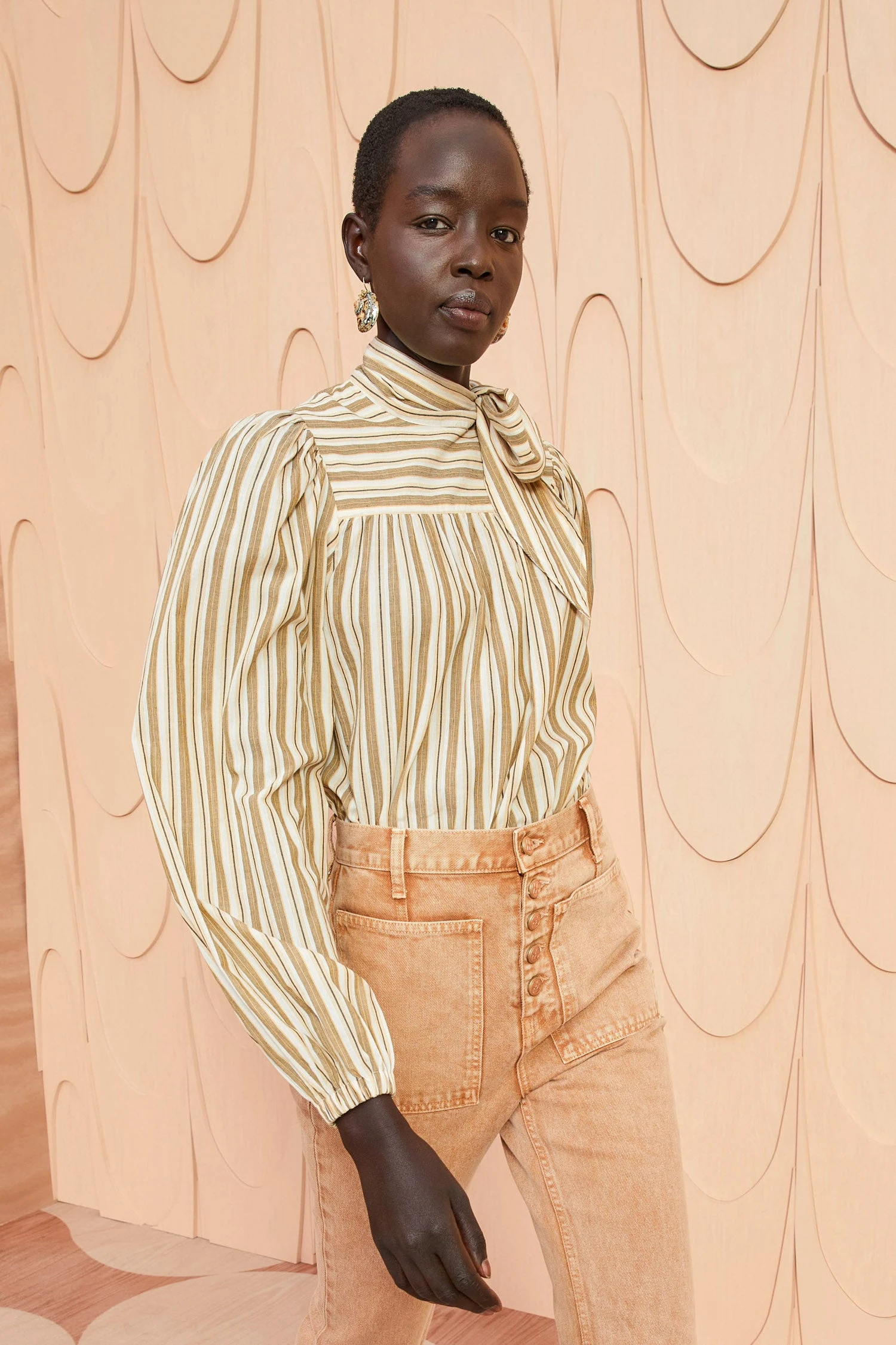 ULLA JOHNSON Opal Blouse - Sand 1 ULLA JOHNSON Opal Blouse - Sand