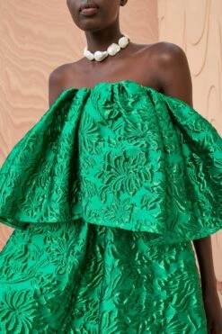 ULLA JOHNSON Oui Dress - Emerald 8 ULLA JOHNSON Oui Dress - Emerald -Ulla Johnson ULLA JOHNSON Oui Dress EMERALD 02 ALT