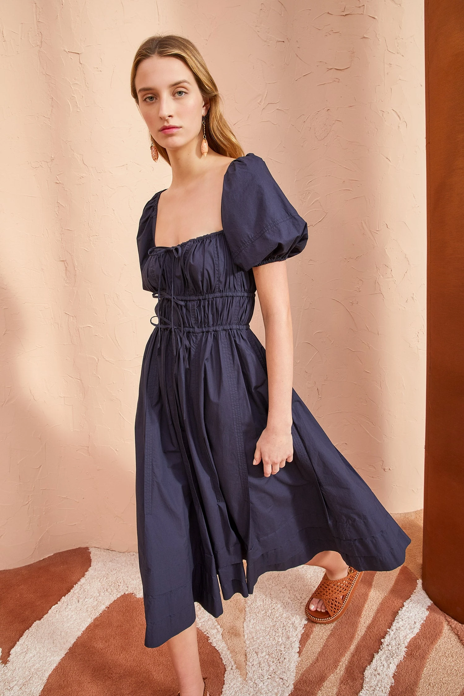 ULLA JOHNSON Palma Dress - Midnight 1 ULLA JOHNSON Palma Dress - Midnight