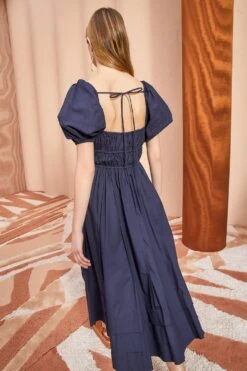 ULLA JOHNSON Palma Dress - Midnight 6 ULLA JOHNSON Palma Dress - Midnight -Ulla Johnson ULLA JOHNSON Palma Dress MIDNIGHT 04
