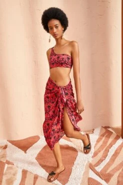 ULLA JOHNSON Paz Coverup - Wild Rose 7 ULLA JOHNSON Paz Coverup - Wild Rose -Ulla Johnson ULLA JOHNSON Paz Coverup WILD ROSE 04