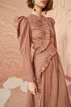 ULLA JOHNSON Prudence Dress - Mulberry 9 ULLA JOHNSON Prudence Dress - Mulberry -Ulla Johnson ULLA JOHNSON Prudence Dress MULBERRY 02 ALT