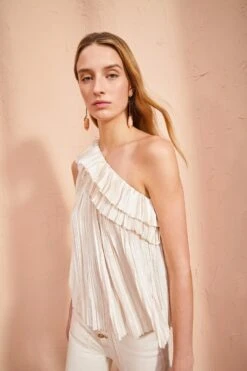 ULLA JOHNSON Ravenna Top - Pristine 9 ULLA JOHNSON Ravenna Top - Pristine -Ulla Johnson ULLA JOHNSON Ravenna Top PRISTINE 05