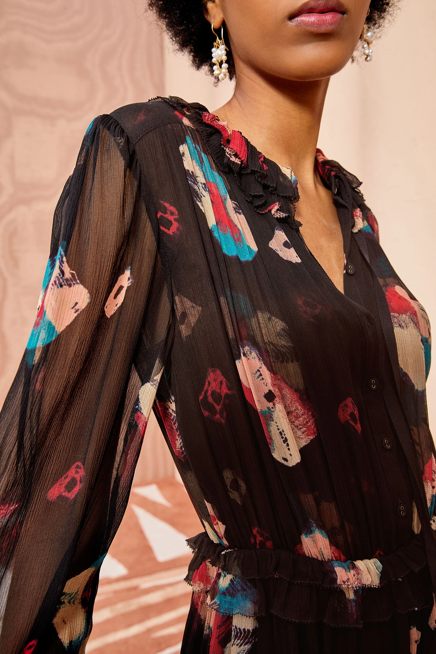 ULLA JOHNSON Reina Dress - Nocturne 2 ULLA JOHNSON Reina Dress - Nocturne - Image 2