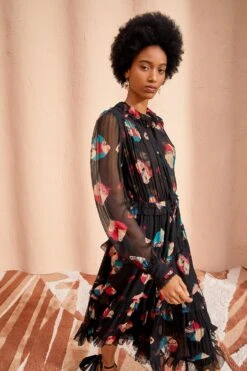 ULLA JOHNSON Reina Dress - Nocturne 7 ULLA JOHNSON Reina Dress - Nocturne -Ulla Johnson ULLA JOHNSON Reina Dress NOCTURNE 03