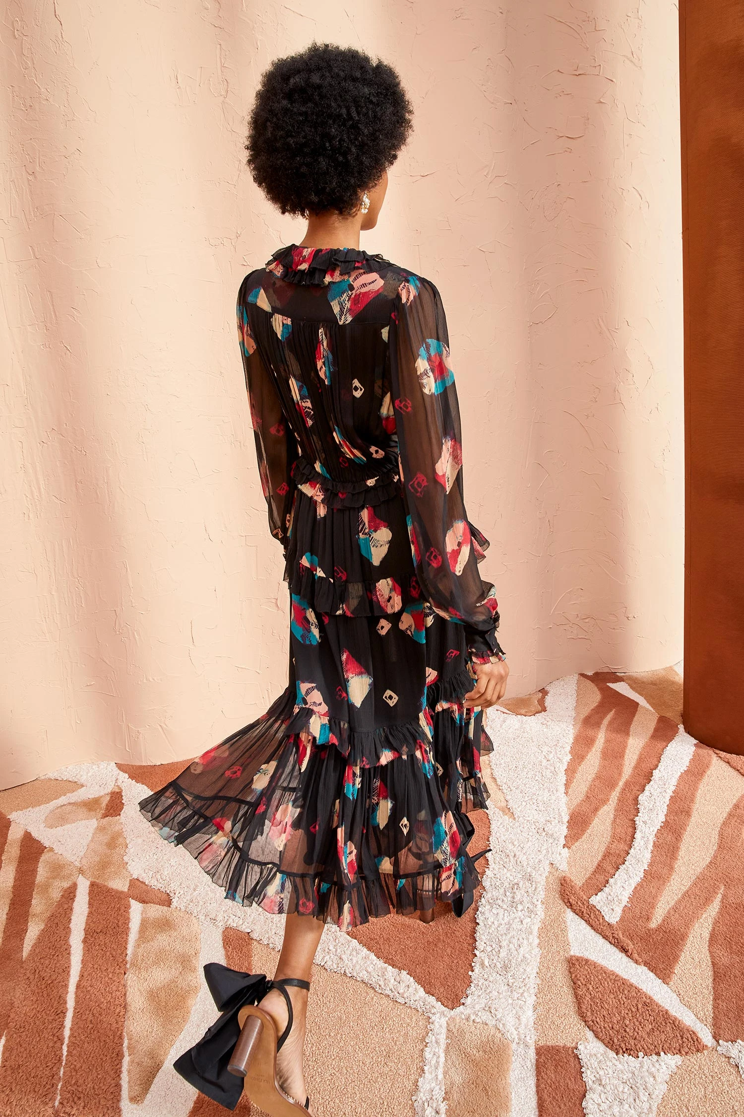 ULLA JOHNSON Reina Dress - Nocturne 4 ULLA JOHNSON Reina Dress - Nocturne - Image 4