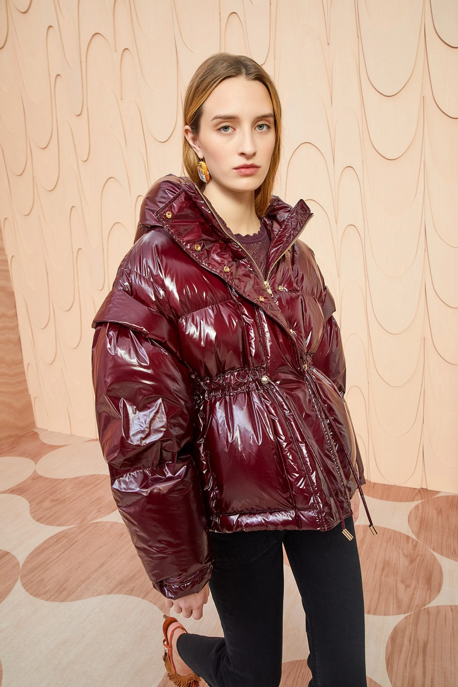 ULLA JOHNSON Rhodes Jacket - Mahogany 1 ULLA JOHNSON Rhodes Jacket - Mahogany