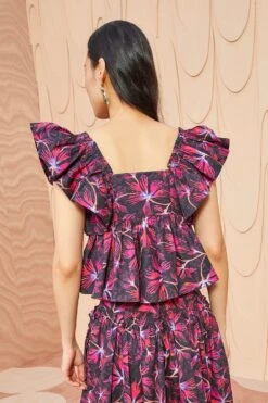 ULLA JOHNSON Romi Top - Zinnia 7 ULLA JOHNSON Romi Top - Zinnia -Ulla Johnson ULLA JOHNSON Romi Top ZINNIA 03