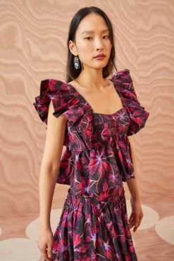 ULLA JOHNSON Romi Top - Zinnia 9 ULLA JOHNSON Romi Top - Zinnia -Ulla Johnson ULLA JOHNSON Romi Top ZINNIA 05