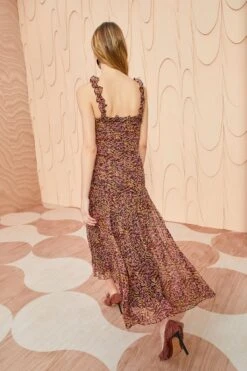 ULLA JOHNSON Rosaria Dress - Pomegranate -Ulla Johnson ULLA JOHNSON Rosaria Dress POMEGRANATE 04