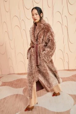 ULLA JOHNSON Rosetta Coat - Cognac