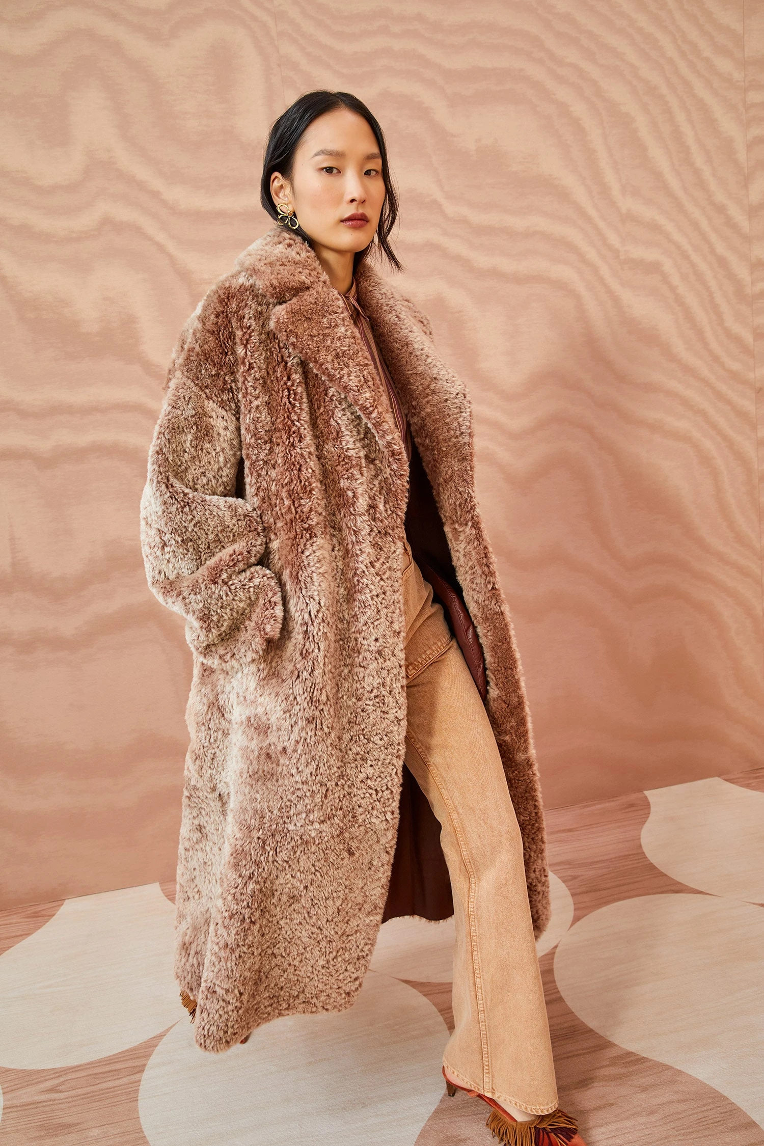 ULLA JOHNSON Rosetta Coat - Cognac 6 ULLA JOHNSON Rosetta Coat - Cognac - Image 6