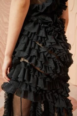 ULLA JOHNSON Sarafina Skirt - Noir 10 ULLA JOHNSON Sarafina Skirt - Noir -Ulla Johnson ULLA JOHNSON Sarafina Skirt NOIR 0117