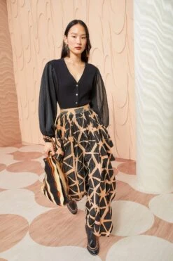 ULLA JOHNSON Savita Skirt - Onyx