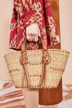 ULLA JOHNSON Seaview Day Basket - Natural