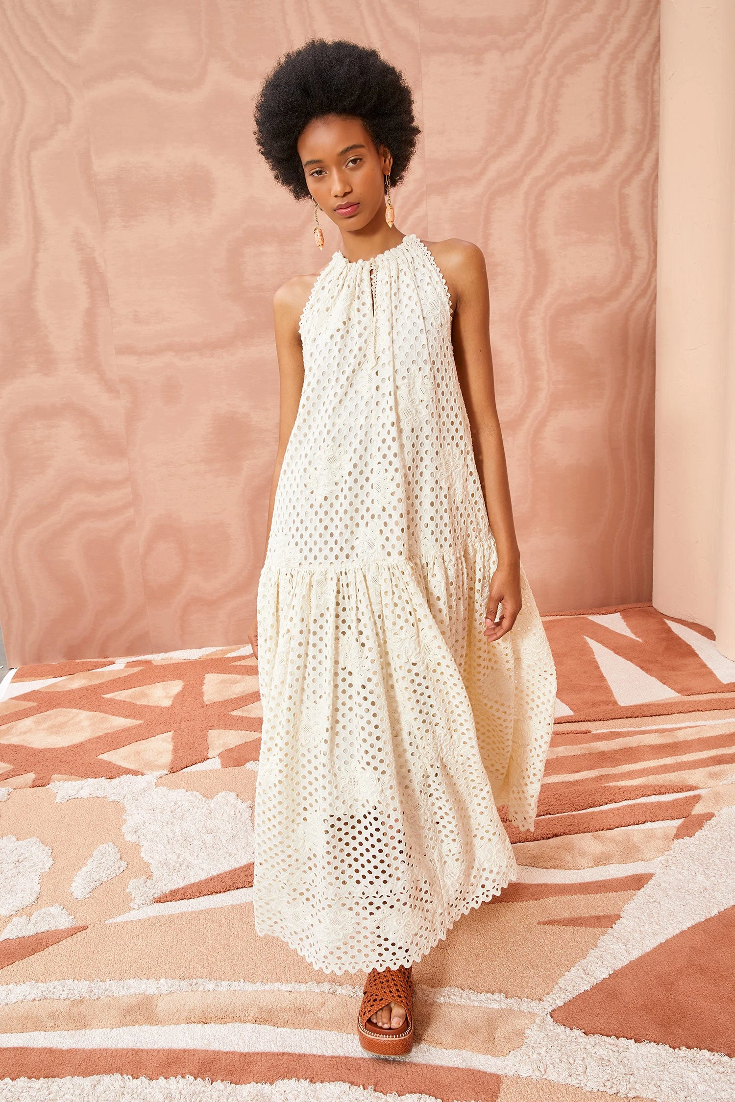 ULLA JOHNSON Stella Dress - Pearl 1 ULLA JOHNSON Stella Dress - Pearl