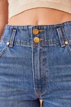 ULLA JOHNSON The Thea Jean - Danube Medium Indigo Wash 7 ULLA JOHNSON The Thea Jean - Danube Medium Indigo Wash -Ulla Johnson ULLA JOHNSON THEA JEAN DANUBE MEDIUM INDIGO WASH 03