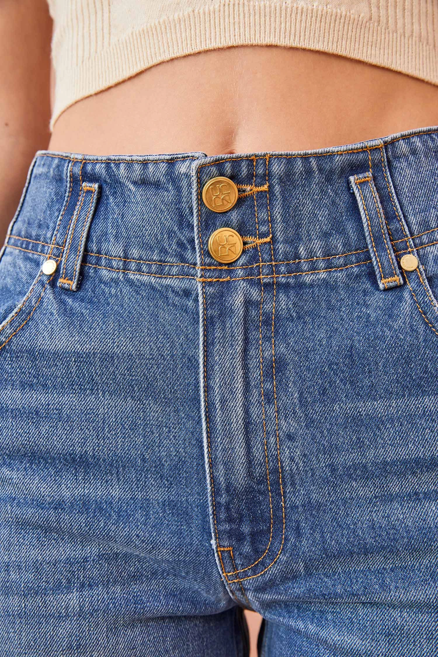 ULLA JOHNSON The Thea Jean - Danube Medium Indigo Wash 3 ULLA JOHNSON The Thea Jean - Danube Medium Indigo Wash - Image 3