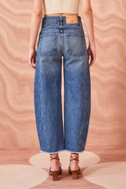 ULLA JOHNSON The Thea Jean - Danube Medium Indigo Wash 8 ULLA JOHNSON The Thea Jean - Danube Medium Indigo Wash -Ulla Johnson ULLA JOHNSON THEA JEAN DANUBE MEDIUM INDIGO WASH 04