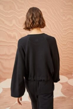ULLA JOHNSON Tess Pullover - Noir 7 ULLA JOHNSON Tess Pullover - Noir -Ulla Johnson ULLA JOHNSON Tess Pullover NOIR 03